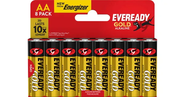 Eveready leelispatarei Gold AA 8 tk