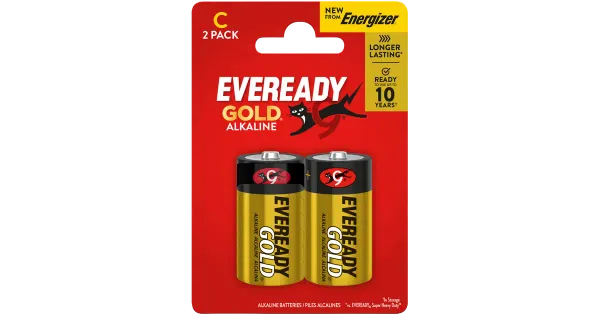 Eveready leelispatarei Gold C 2 tk