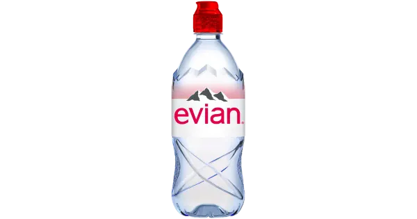 EVIAN looduslik mineraalvesi, sportpudel, 750 ml