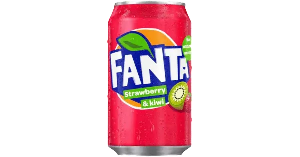 Fanta maasika- ja kiivimaitseline karastusjook 330 ml