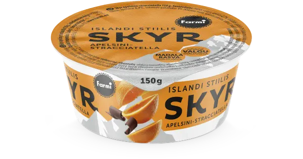 Farmi Apelsini-Stracciatella skyr, 150 g