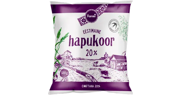 FARMI hapukoor 20%, 500 g