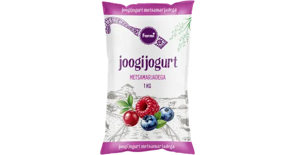 Farmi joogijogurt metsamarja, 1 kg