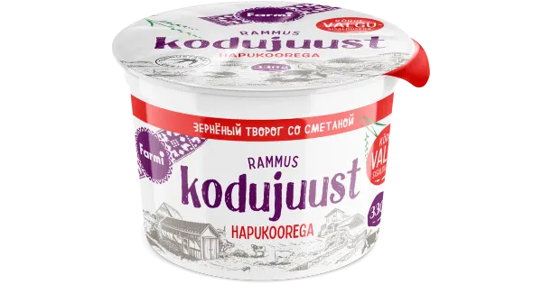 FARMI kodujuust hapukoorega 330g