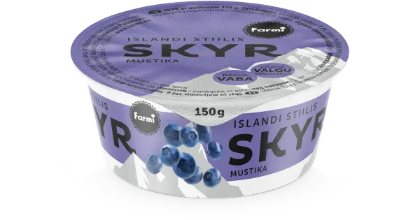 Farmi Mustikatega skyr, 150 g