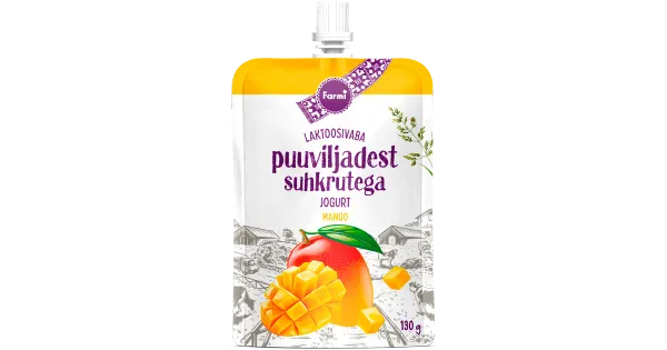 FARMI Puuviljasuhkruga Mangojogurt 130g