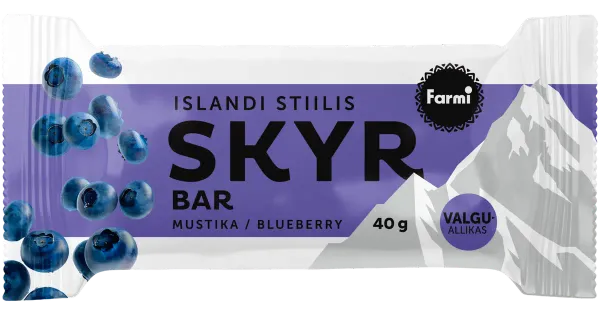 Farmi Skyr mustikadessert, 40 g