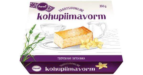 Farmi Vanillimaitseline kohupiimavorm, 250 g