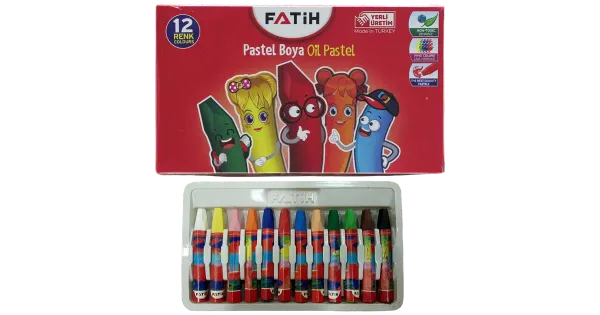 Fatih õlipastellid 12 värvi fatih