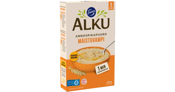 Fazer Alku kaera-kiirpudruportsjonid, 5 × 40 g