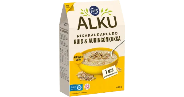 Fazer Alku kaerahelbepuder rukki ja päevalilleseemnetega 400 g