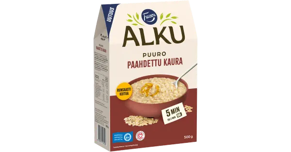 Fazer Alku puder röstitud kaerahelvestest, 500 g