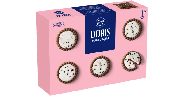 Fazer Doris trühvlimaitselise täidisega kakaoküpsised 250g