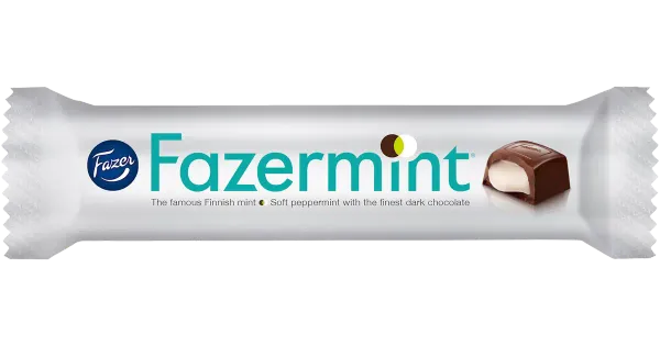Fazer Fazermint 41G täidetud šokolaadiga