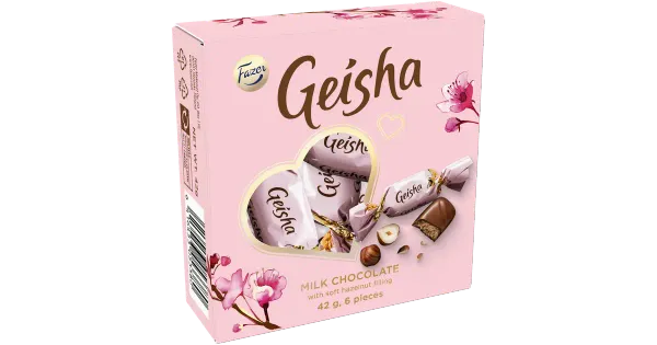 Fazer Geisha Mini šokolaadi kommikarp 42g