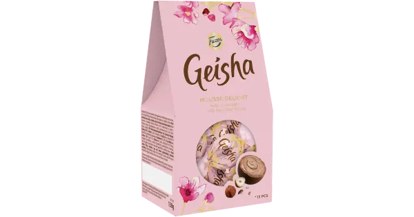 Fazer Geisha Mousse Delight kommikarp 130g
