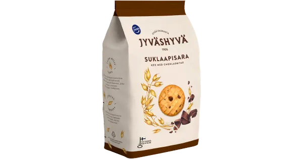Fazer Jyväshyvä šokolaadipisar küpsised 350 g