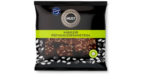 Fazer must näkileib päevalilleseemnetega 150 g