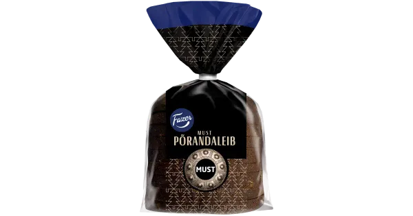 Fazer Must Põrandaleib 390 G