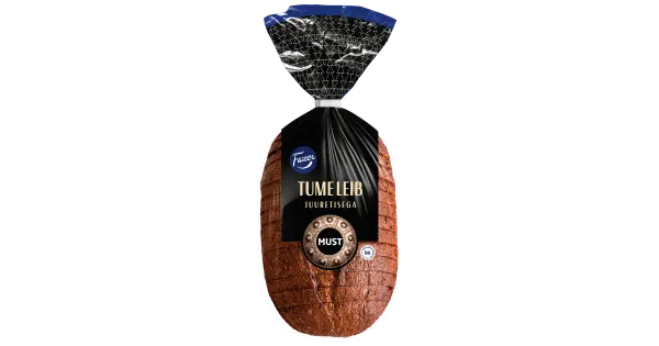 Fazer Must tume leib juuretisega 500 g
