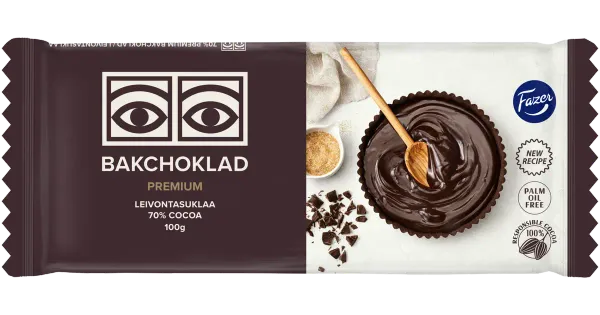 Fazer Ögon premium tume šokolaad 100g