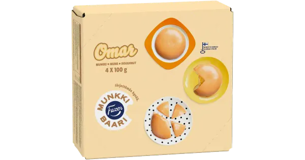 Fazer Omari sõõrikud 4 tk 400 g