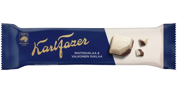 Fazer piima- ja valge šokolaad 38g