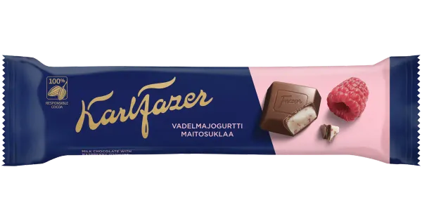 Fazer piimašokolaadibatoon vaarikajogurtiga 37g