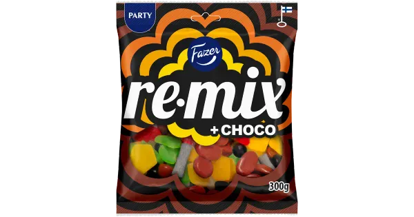 Fazer Remix Choco kommikott 300g
