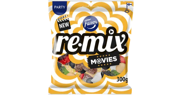 Fazer Remix Movies kummikommid 300g