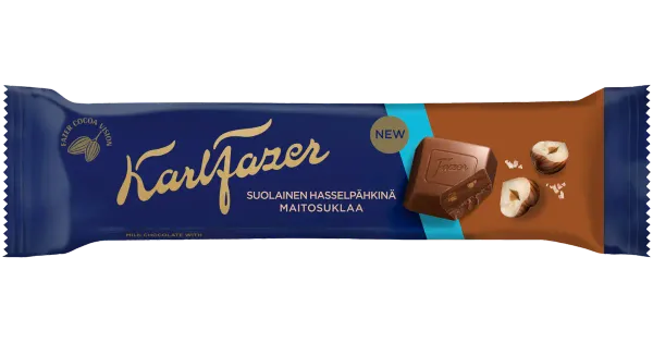 Fazer soolatud sarapuupähklitega šokolaadibatoon 37g