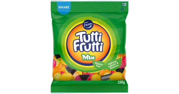 Fazer Tutti Frutti Mix kommikott 220g