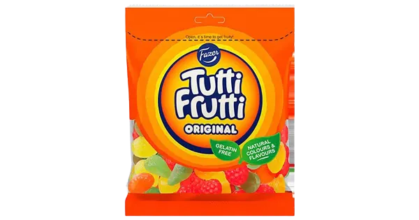 Fazer Tutti Frutti Original kummikommid 180 g