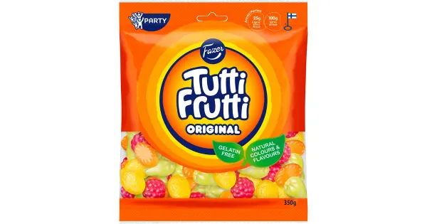 Fazer Tutti Frutti Original kummikommid 350 g
