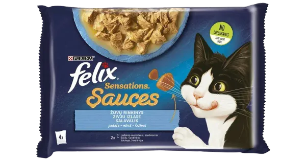 Felix kiisueine Sen kala kastmes 4x85g