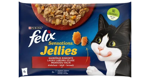 Felix kiisueine Sensations liha tarrendis 4x85g