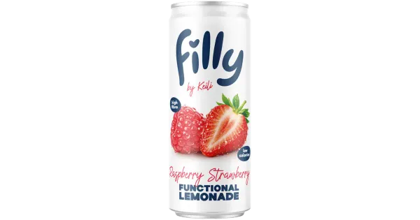 FILLY Vaarika-maasika prebiootiline karastusjook 355ml