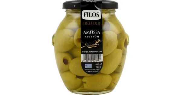Filos Deluxe kivideta rohelised oliivid 400 g