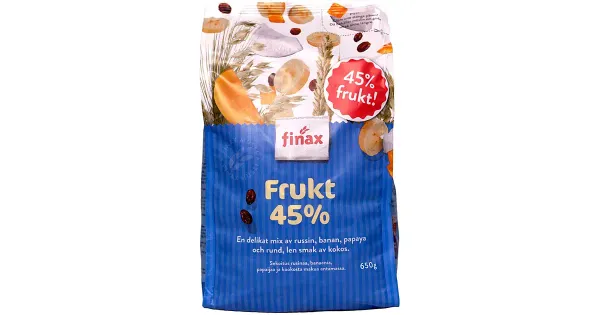 Finax müsli puuvilja 45 % 650 g