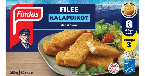 Findus Kalafileepulgad, 250 g