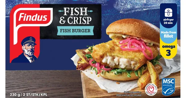 Findus Krõbedad Kalaburgerid 2 tk 230 g