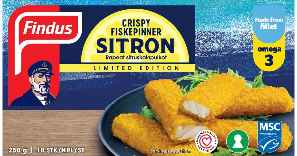 Findus Krõbedad sidrunimaitselised kalapulgad 250 g