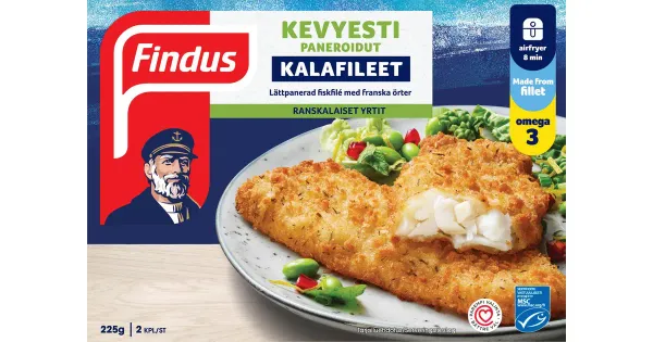 Findus Paneeritud kalafileed 225g