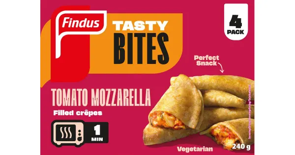 Findus Tomati ja Mozzarella juustuga täidetud pannkoogid 240 g