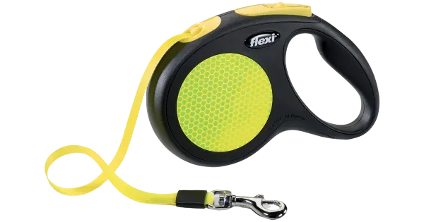 Flexi Neon Reflect jalutusrihm, M/25 kg, 5 m