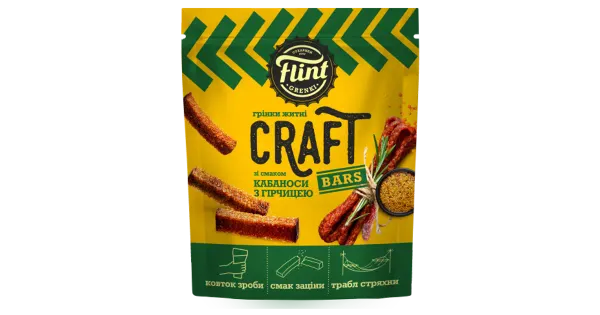 Flint craft grenki kabanoss vorstikese ja sinepimaitselised leivakesed 80g