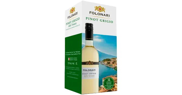 Folonari Pinot Grigio BIB KPN vein 11,5%vol 3 l
