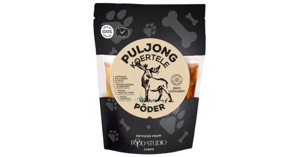 Food Studio täiendsööt koertele mahe põdrakondipuljong 350G