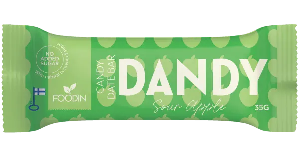 Foodin Dandy datlibatoon Hapukas Õun 35g