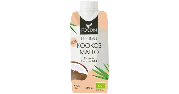 Foodin kookosjook mahe 330ml